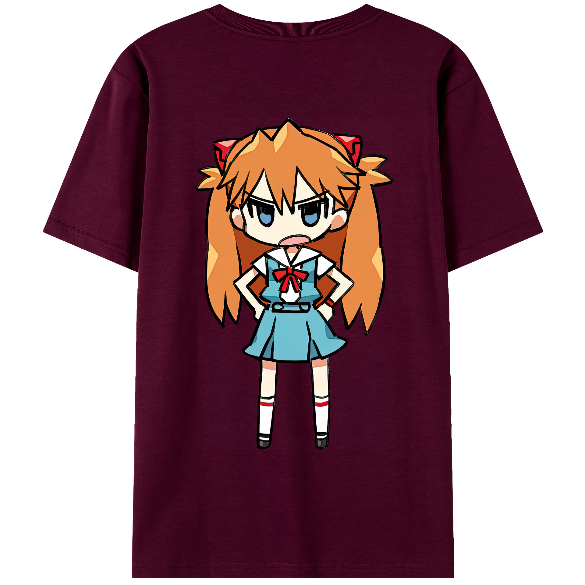 （画像用） EVA 新世紀エヴァンゲリオン レディース半袖Tシャツ(バックプリント)